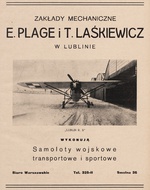 Reklama: Zakłady Mechaniczne Plage i Laśkiewicz w Lublinie (1930 r.)