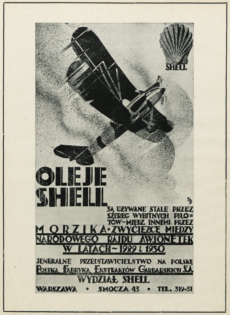 Reklama: firma Shell (1930-31 r.)